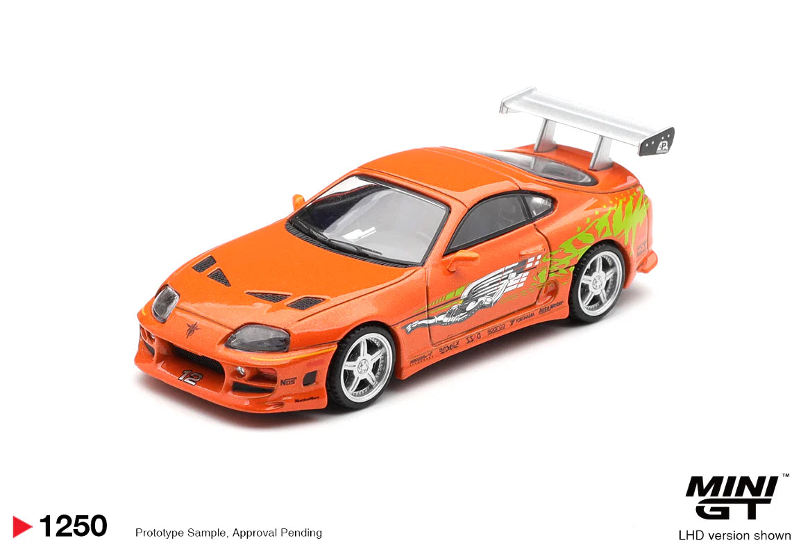 [Pre-Order] Mini GT #1250 - Blister Packaging - "Toyota Supra BOMEX" "The Fast and the Furious""   Brian O'Conner