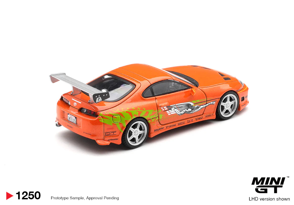 [Pre-Order] Mini GT #1250 - Blister Packaging - "Toyota Supra BOMEX" "The Fast and the Furious""   Brian O'Conner