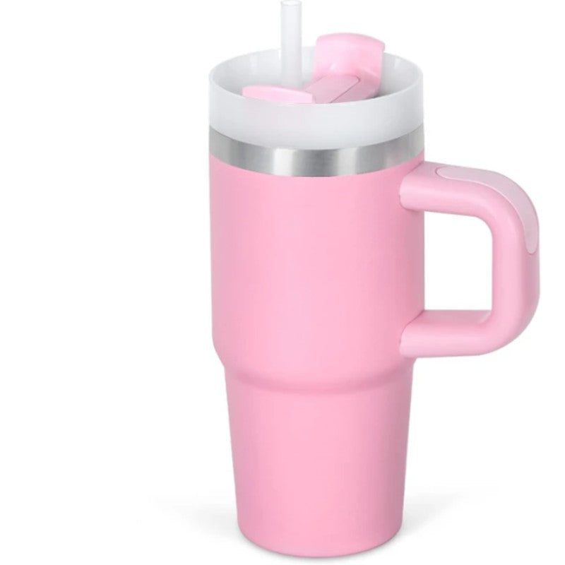 Tumbler with Handle and Straw for Kids Vacuum Insulated Tumbler Keep Cold Hot Stainless Steel Tumbler | 500 ml Small Size