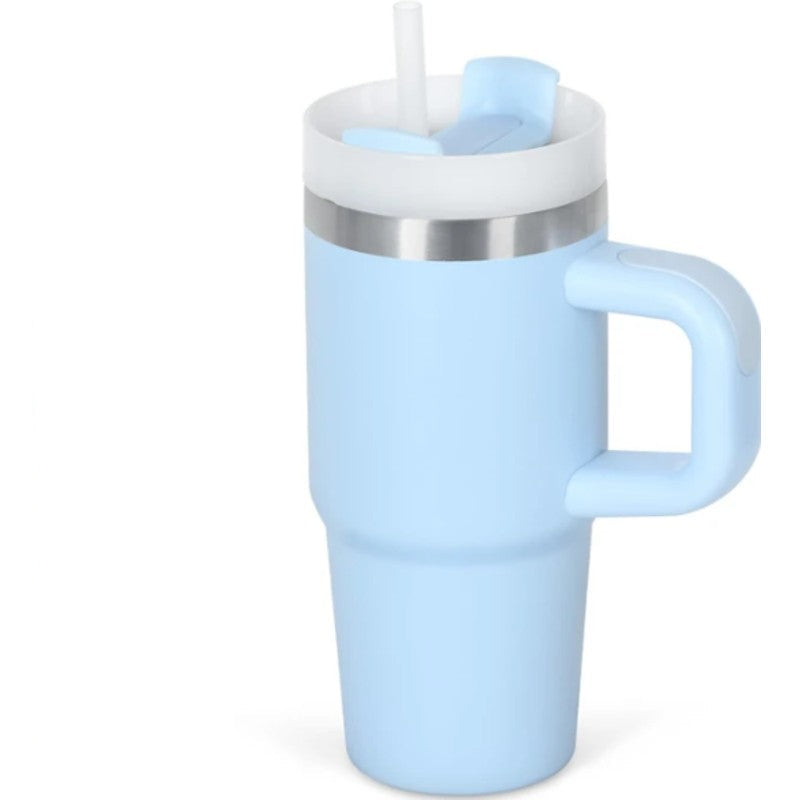 Tumbler with Handle and Straw for Kids Vacuum Insulated Tumbler Keep Cold Hot Stainless Steel Tumbler | 500 ml Small Size