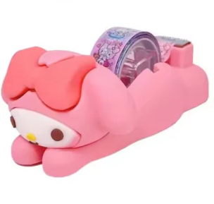 Kawai Themed Tape Cutter With Tape Seat Adhesive Tape Dispenser Cutter Holder Assorted | Multicolor