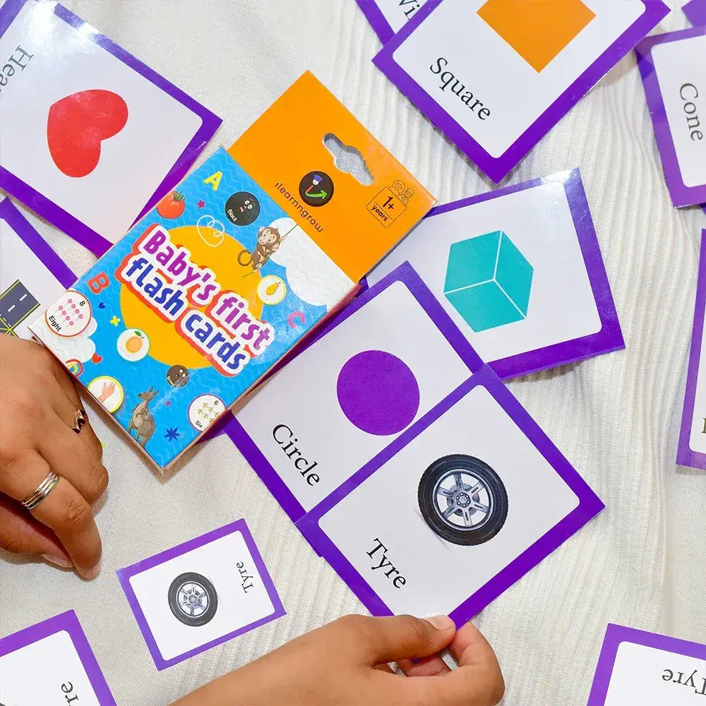 iLearnNGrow Baby’s First Shape Flash Cards – Shape Learning Flashcard Set for Kids - ilearnngrow Learning Solutions Pvt Ltd