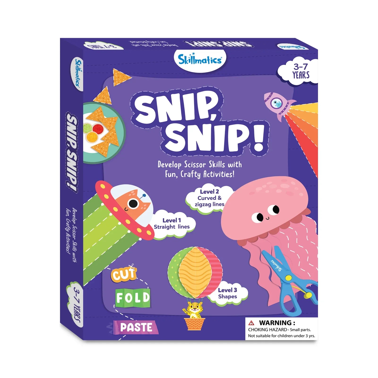 Skillmatics Snip Snip | Art & Craft Activity Kit | Multicolor