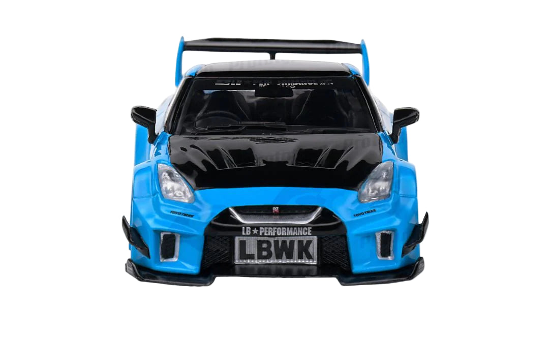 Solido Nissan GTR35 LBWK Silhouette Miami Blue 2019 - Scale 1:43 - Solido