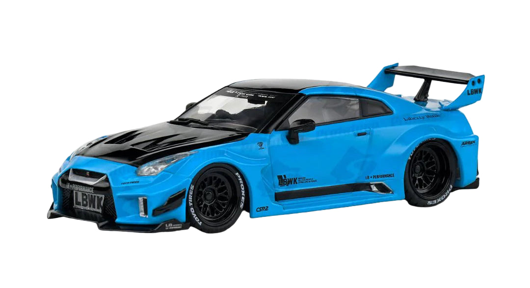 Solido Nissan GTR35 LBWK Silhouette Miami Blue 2019 - Scale 1:43 - Solido