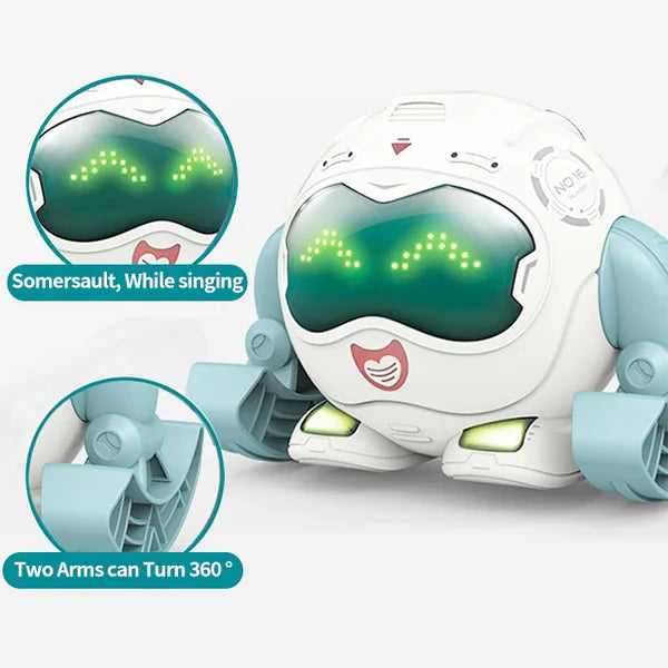 Tumbling Robot | Multicolor | Electronic Toys | Robot toy for Kids | Voice Control Robot