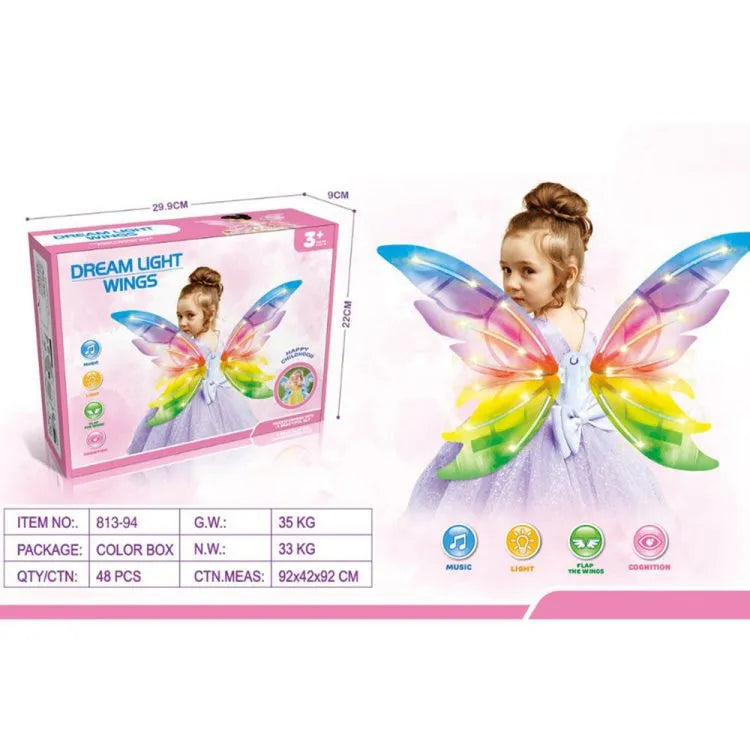 Dream Light Wings For Kids Girl - Color & Design May Vary