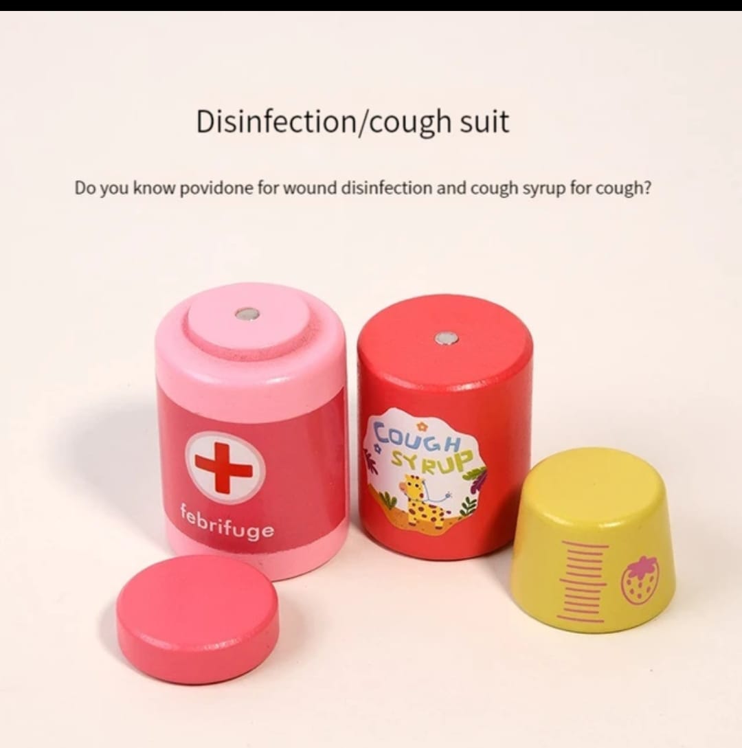 Children's Medical Equipment Play Cosplay Doctor Playing Toy Dentist Medicine Box Pretend Doctor Game Toy Kits for Kids