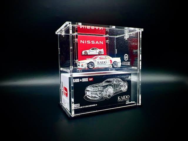 Mini GT Acrylic Display Case for 1:64 Scale Die-Cast Cars – Premium Transparent Display Box