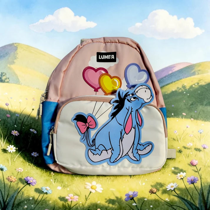Cartoon Themed 3D - Backpack For Kids 14 inches - Assorted