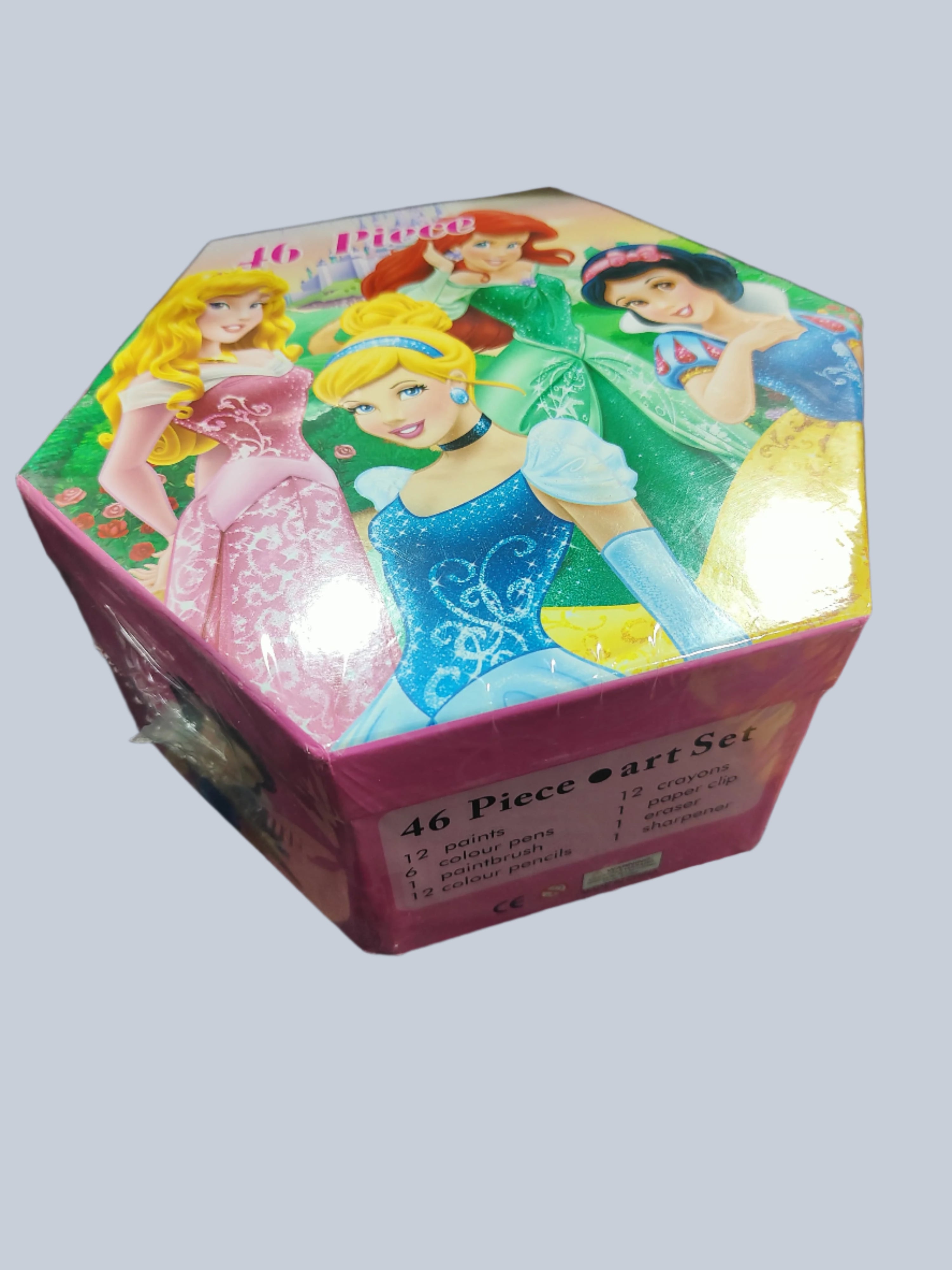 Disney Princess 46-Piece Drawing Art Set – Complete Coloring Kit for Kids