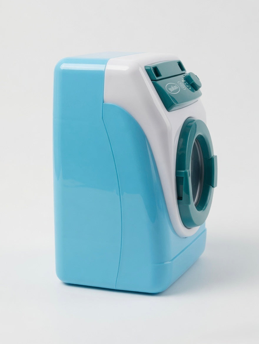 iLearnNGrow Mini Washing Machine Toy – Realistic Kids Washing Machine Playset