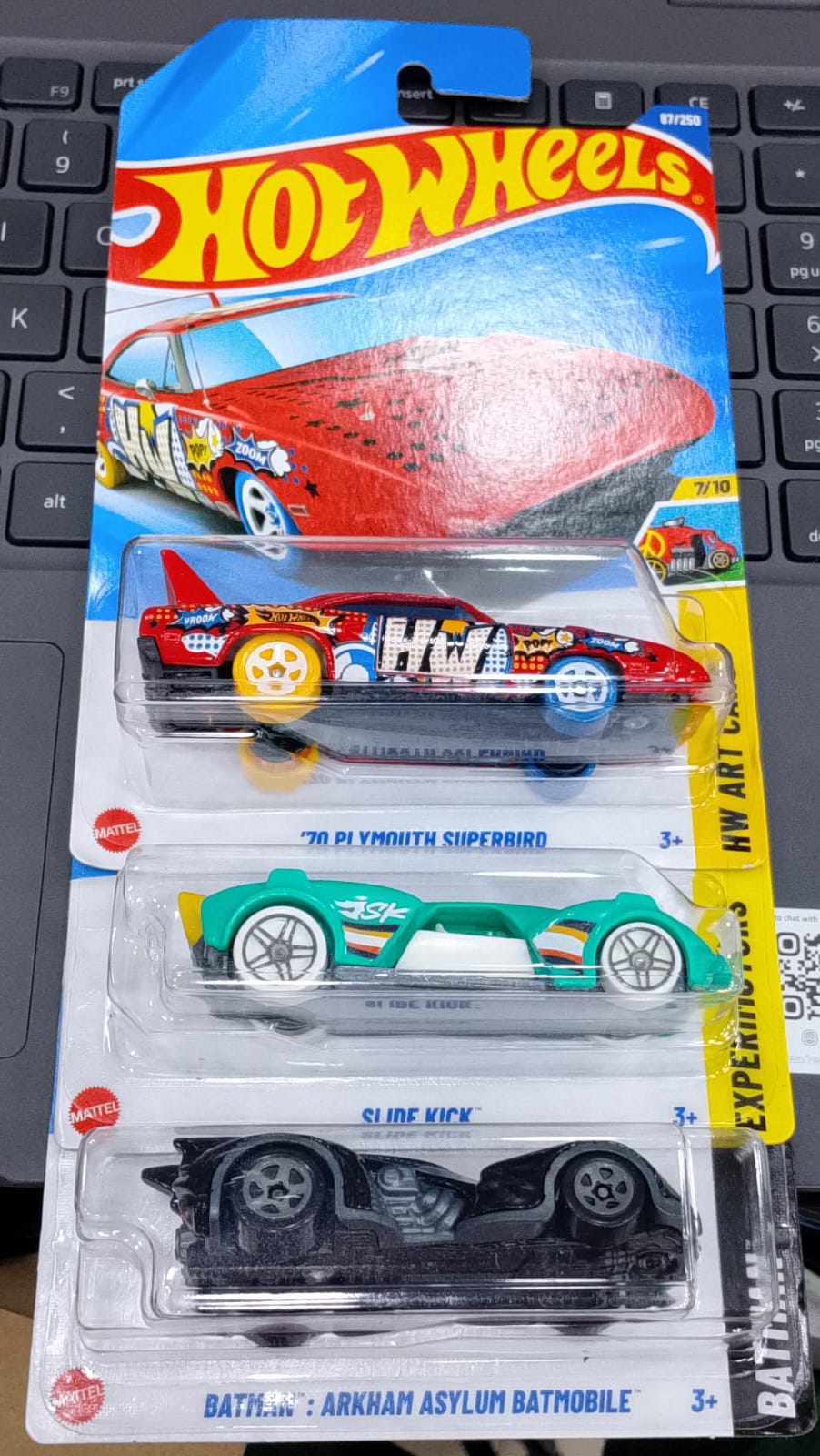 Hot Wheels Mainline - L Case (2025) - Combo Pack of 3 Cars - Long Card