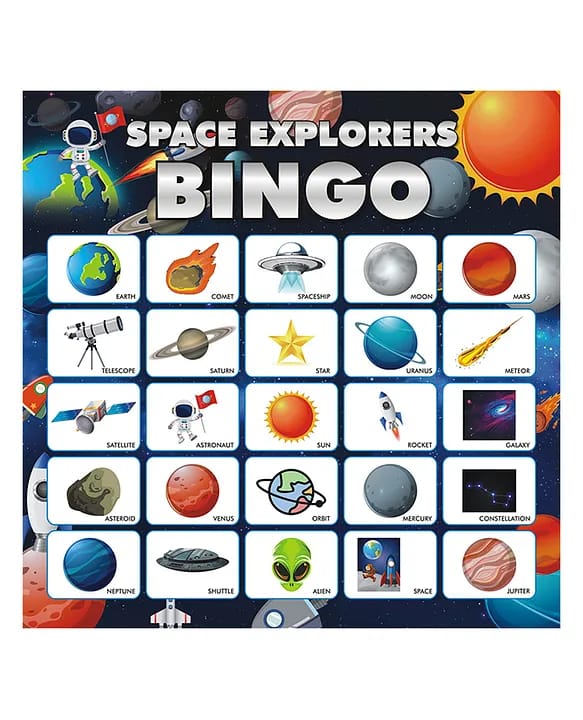 Blue Mount Space Explorers 4 In 1 Play with Fun for Kids