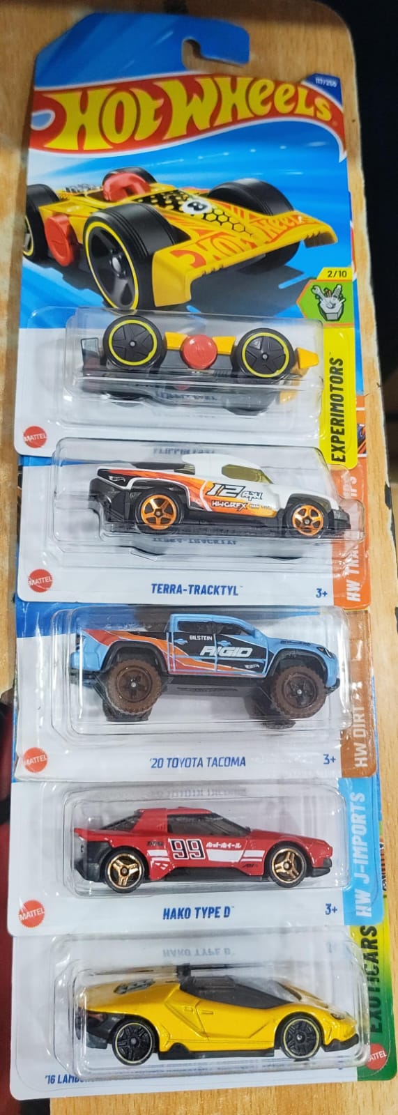 Hot Wheels Mainline - Combo Pack of 5 Cars - Mix Case 4