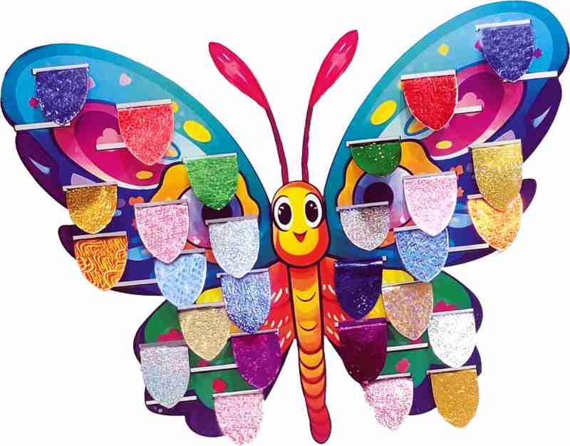 RATNA'S Junior Foil Art Kit DIY Creative Activity Kit - Foil Fun Craft Kits & Supplies for Kids and Adults