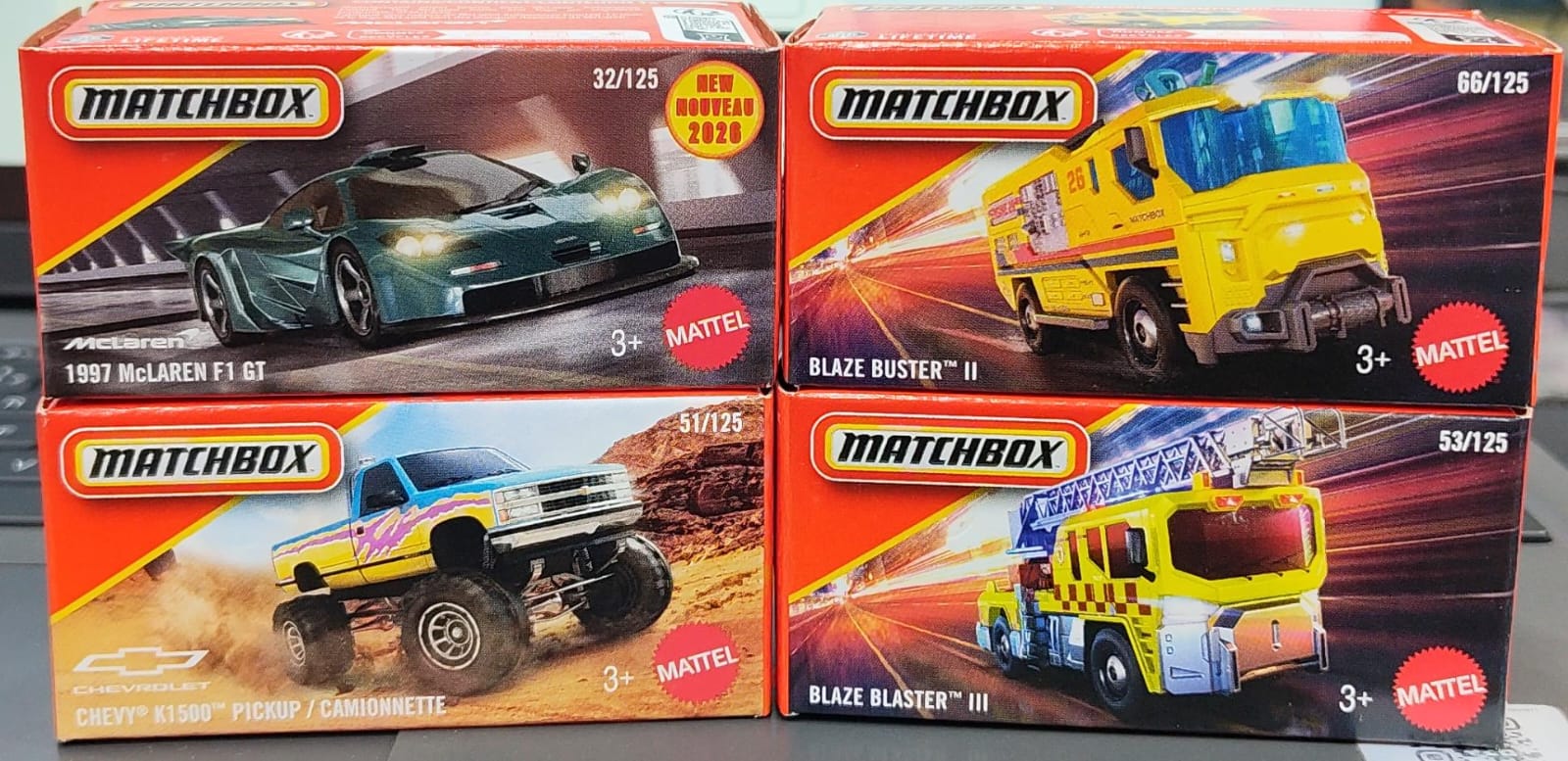 Matchbox Mainline - Combo Pack of 4 Cars - DNK70 - 003