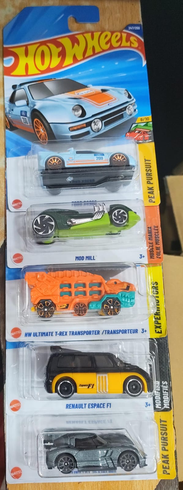 Hot Wheels Mainline - Combo Pack of 5 Cars - Mix Case 1