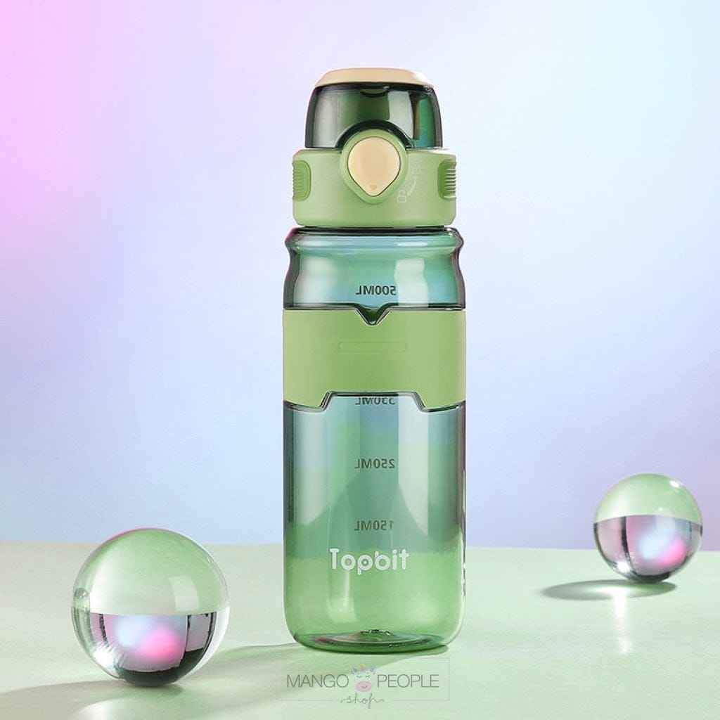 Plastic Bottle - 600ml | Leakproof, Durable, Non-Toxic Water Bottle with Measure Scale