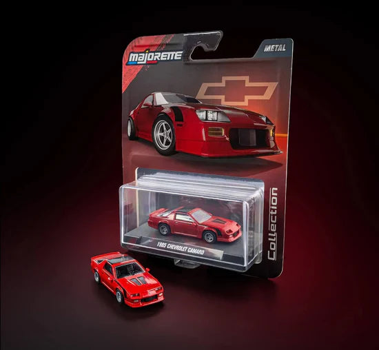 Majorette - Collector Edition - Combo pack of 2 Cars - 1955 Porsche 550 Spyder & 1985 Chevrolet Camaro - 1