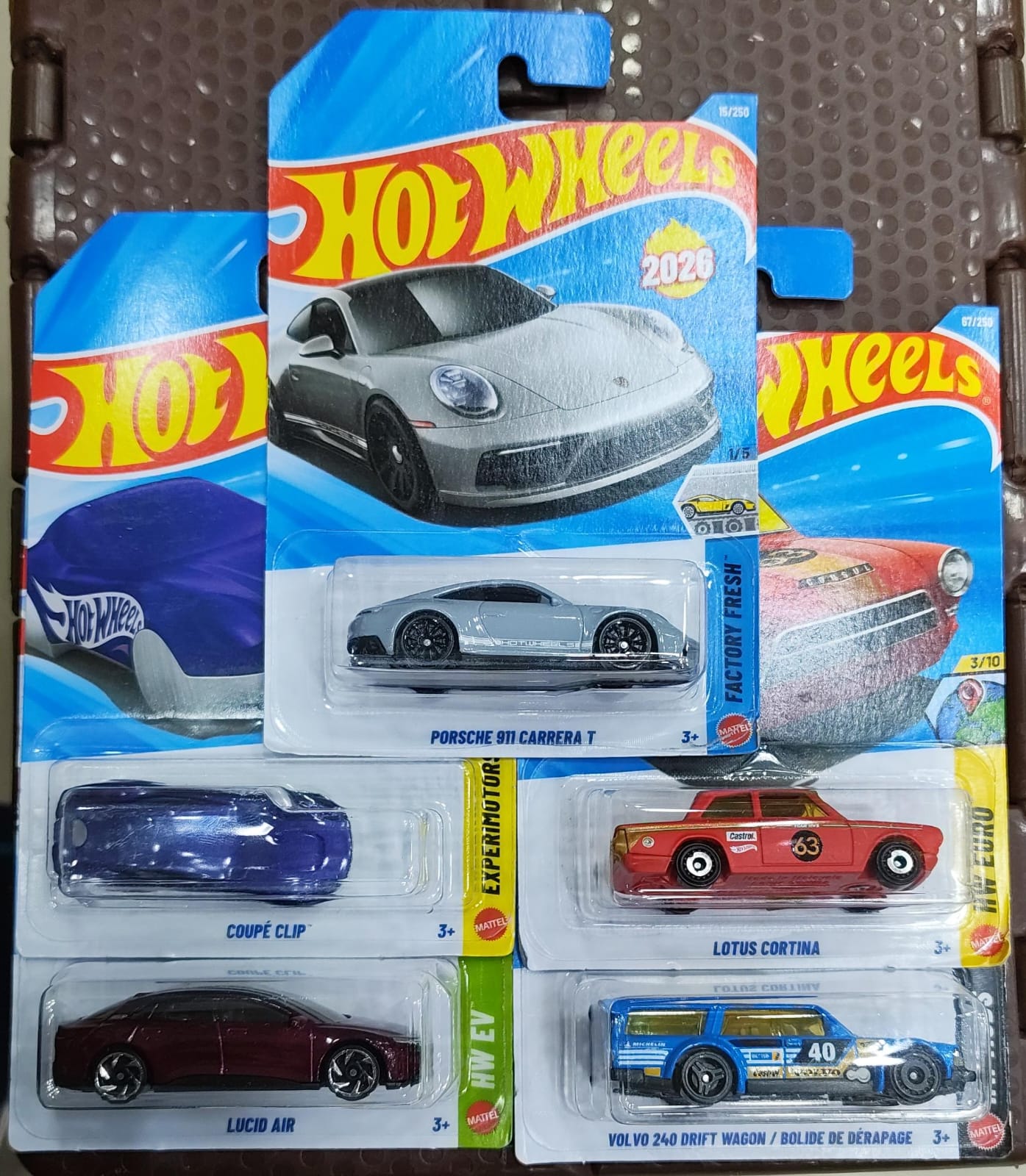 Hot Wheels Mainline - Combo Pack of 5 Cars - A Case 2026 - Long Card