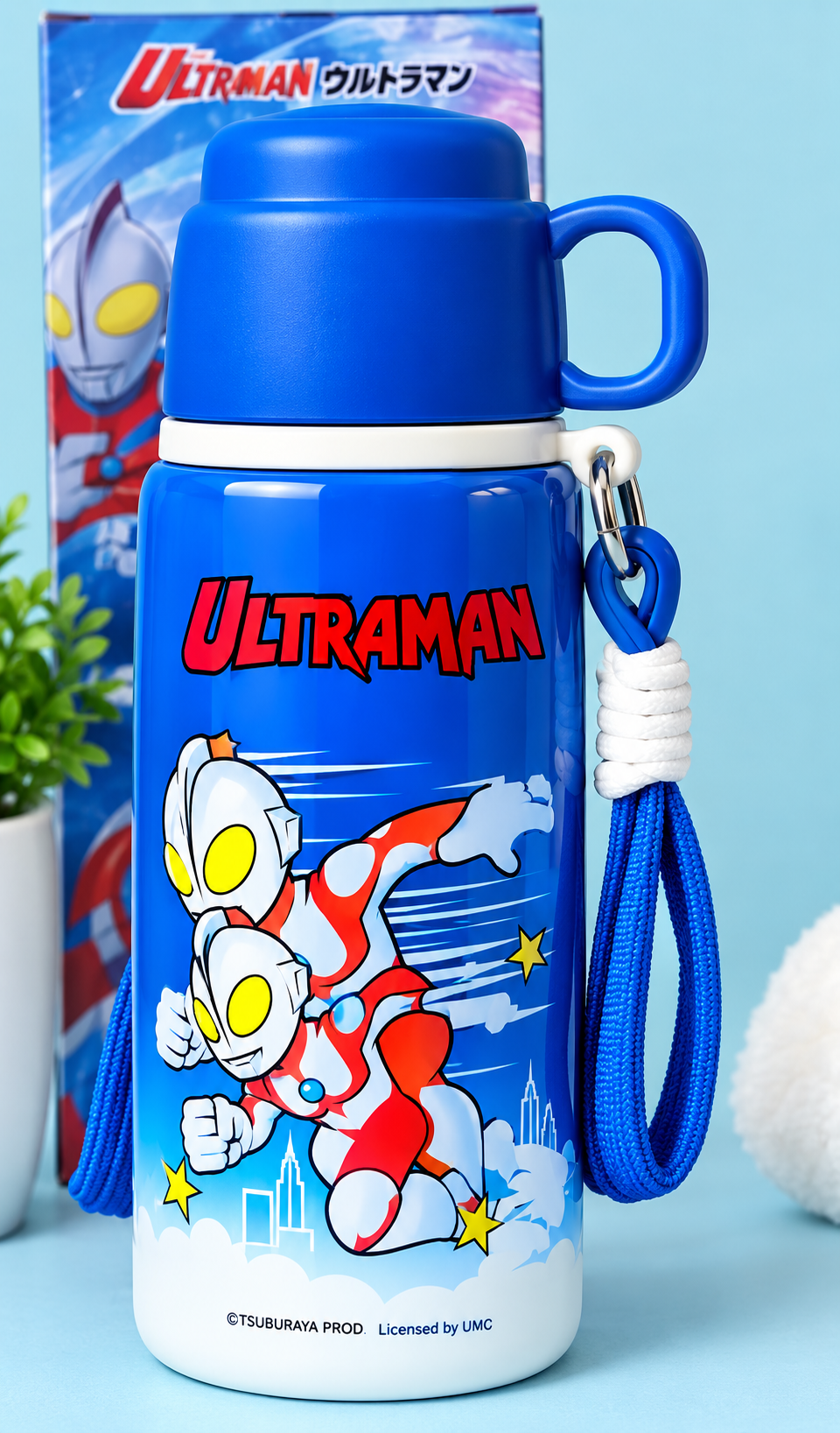 Cute Cartoon Water Bottle for Kids with Handle & Screw Lid – Reusable Kids Drinking Bottle | Assorted
