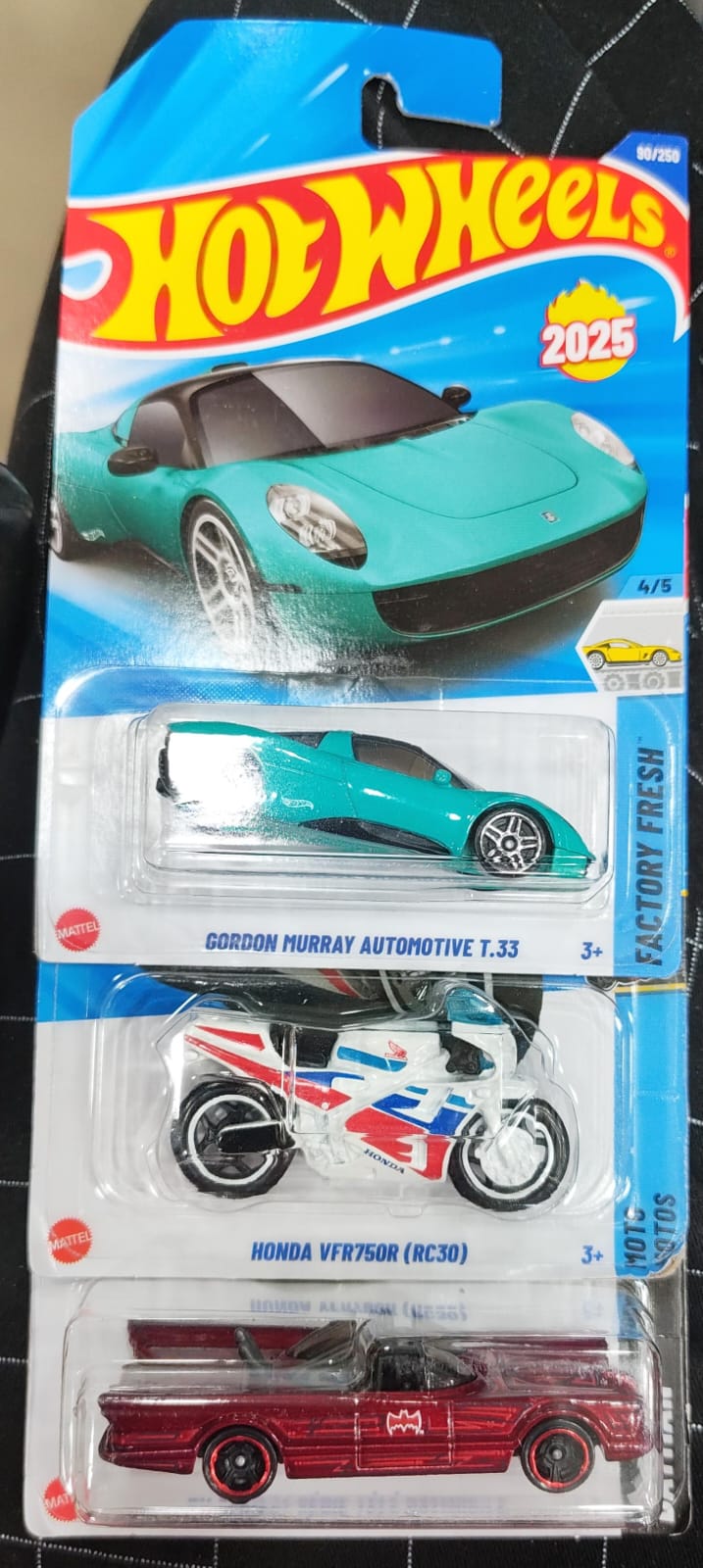 Hot Wheels Mainline - Combo Pack of 3 Cars - P Case & N Case Combo - Long Card (0)