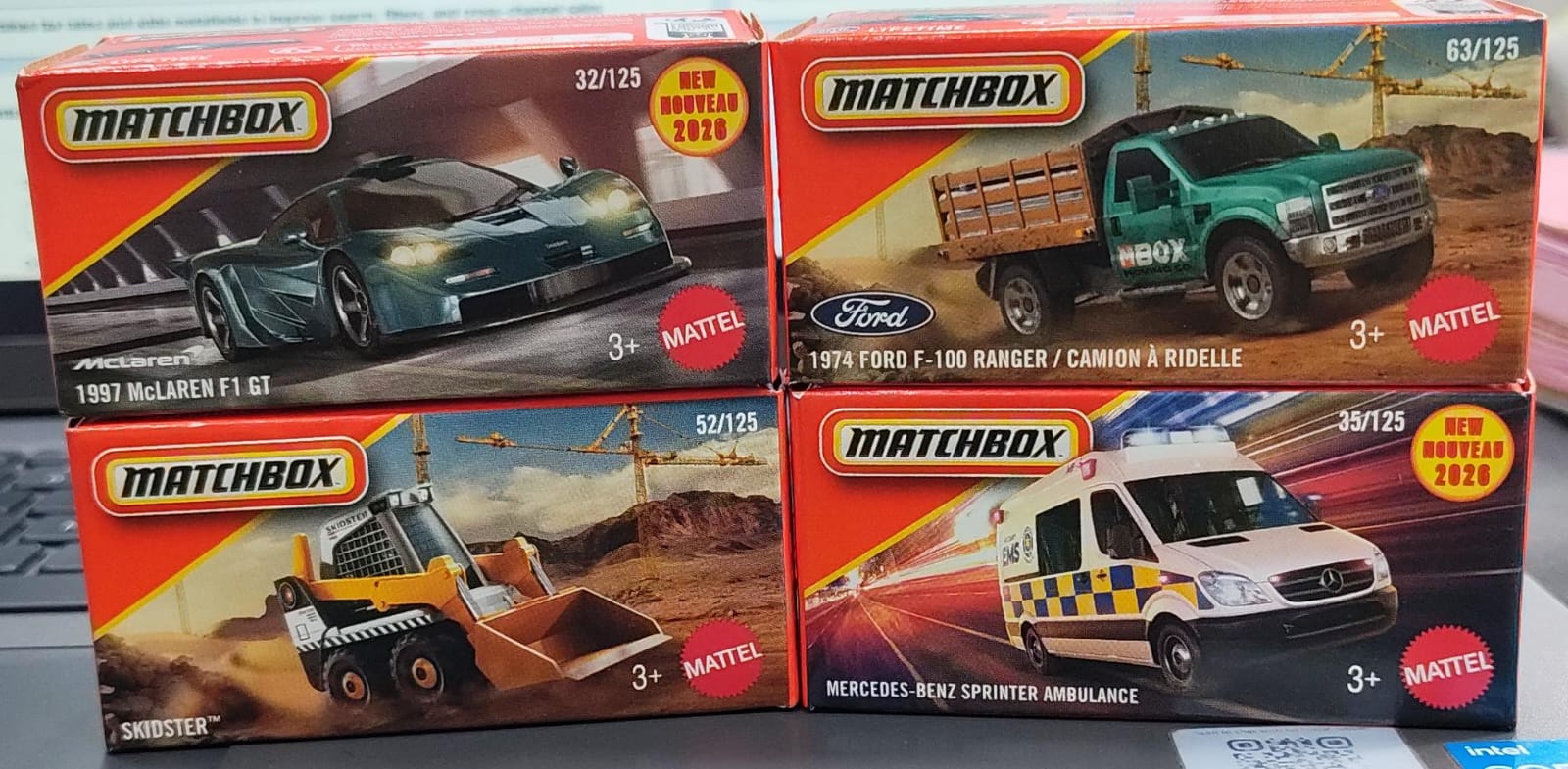 Matchbox Mainline - Combo Pack of 4 Cars - DNK70 - 006