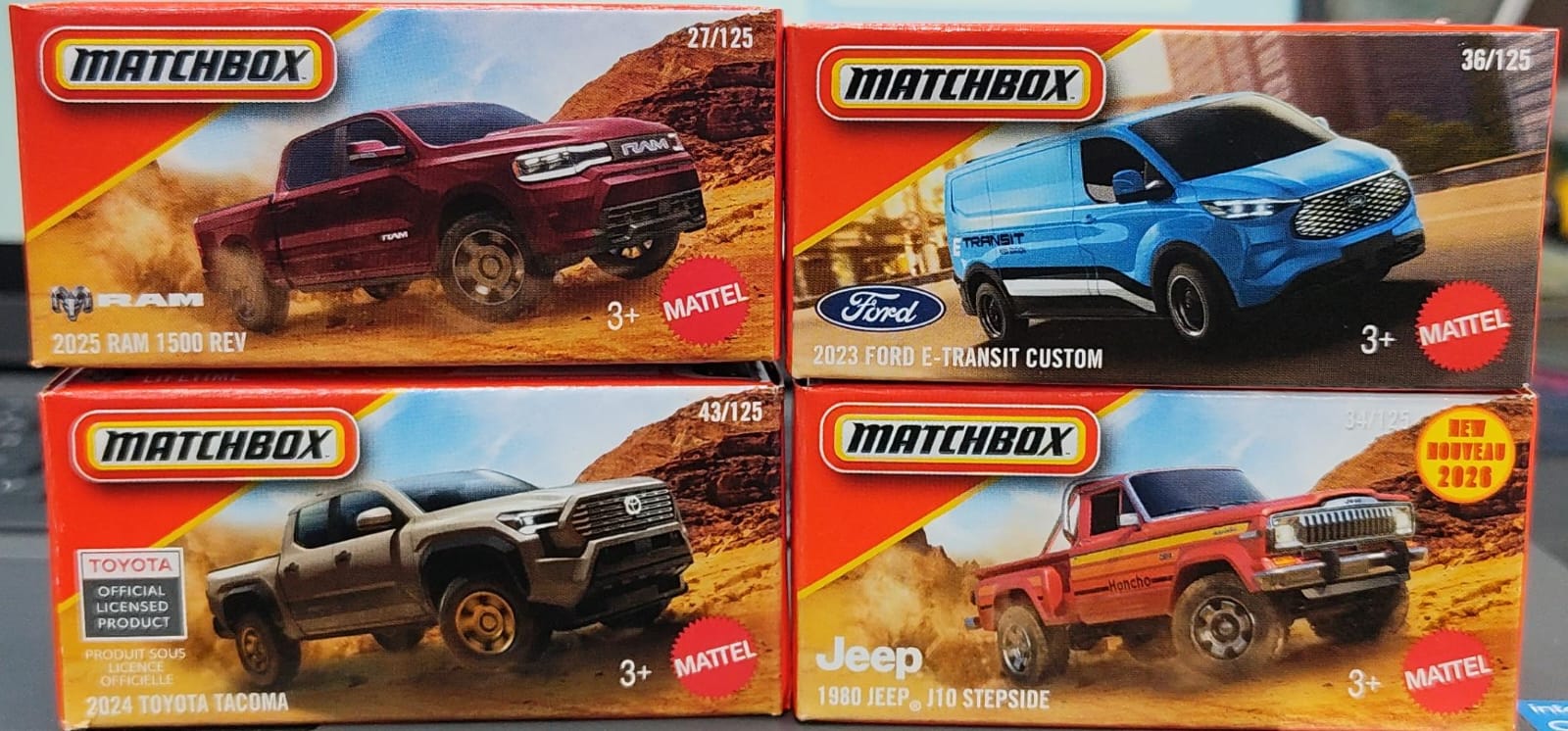 Matchbox Mainline - Combo Pack of 4 Cars - DNK70 - 002