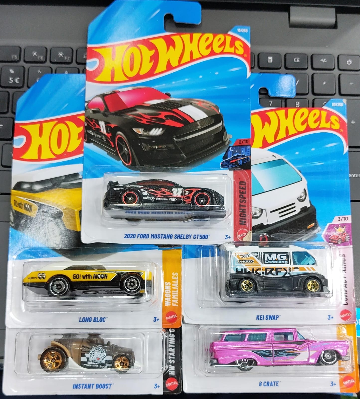 Hot Wheels Mainline - Combo Pack of 5 Cars - F Case 2026 - Long Card