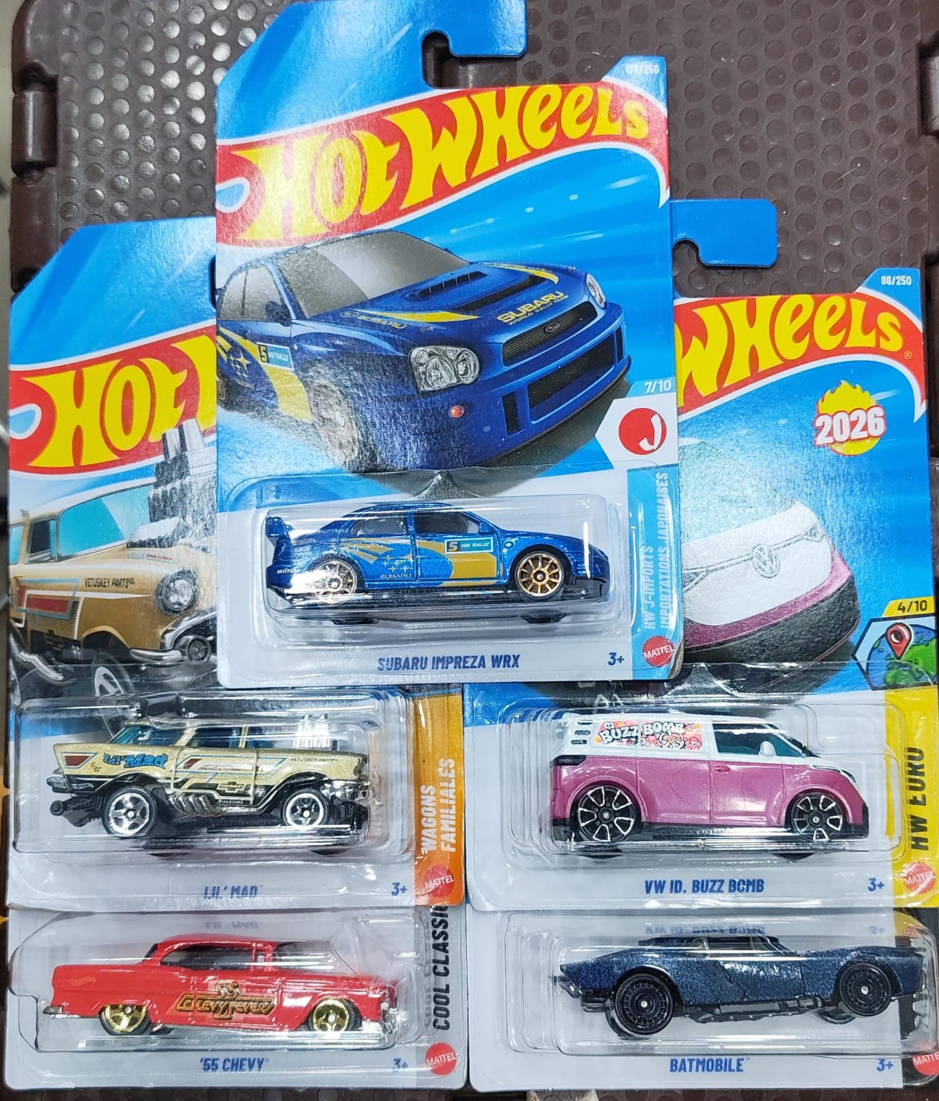 Hot Wheels Mainline - Combo Pack of Mix 5 Cars - K Case 2026