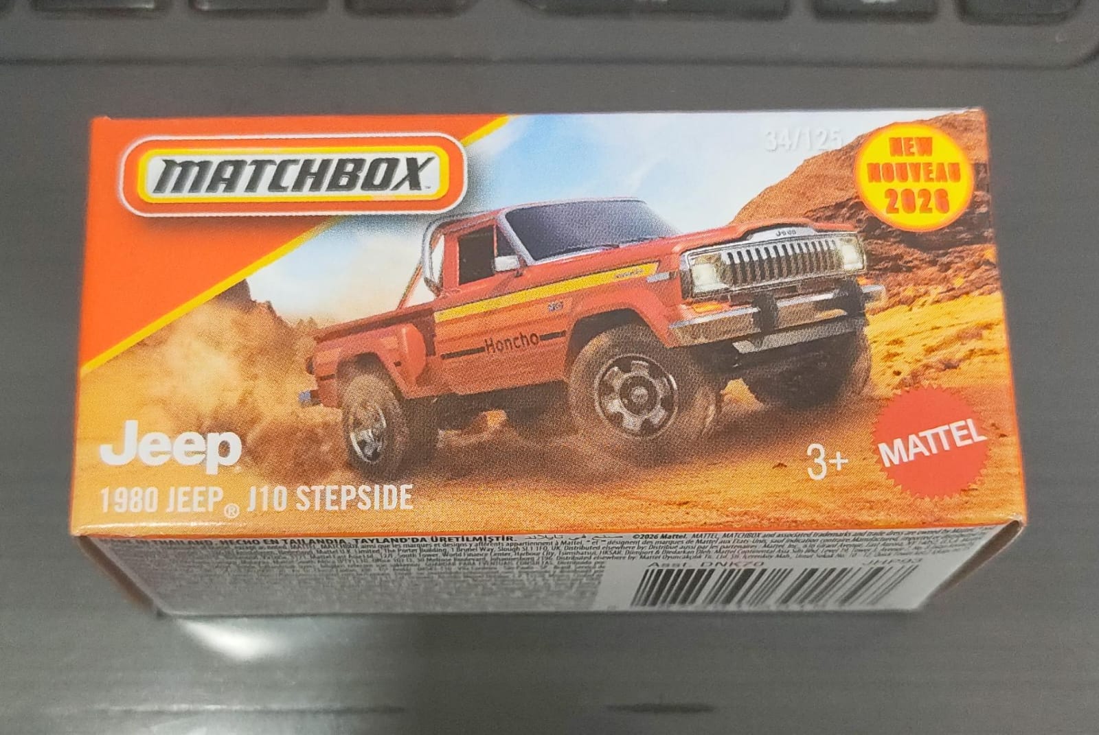Matchbox Mainline - 1980 Jeep J10 Stepside - DNK70 - JHP93