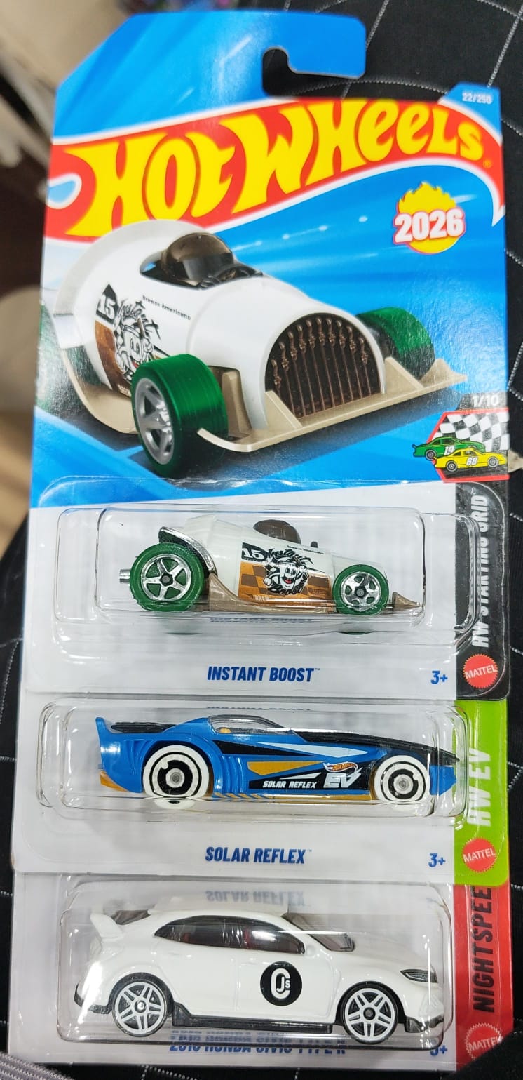 Hot Wheels Mainline - Combo Pack of 3 Cars - A Case 2026 - Long Card (2)