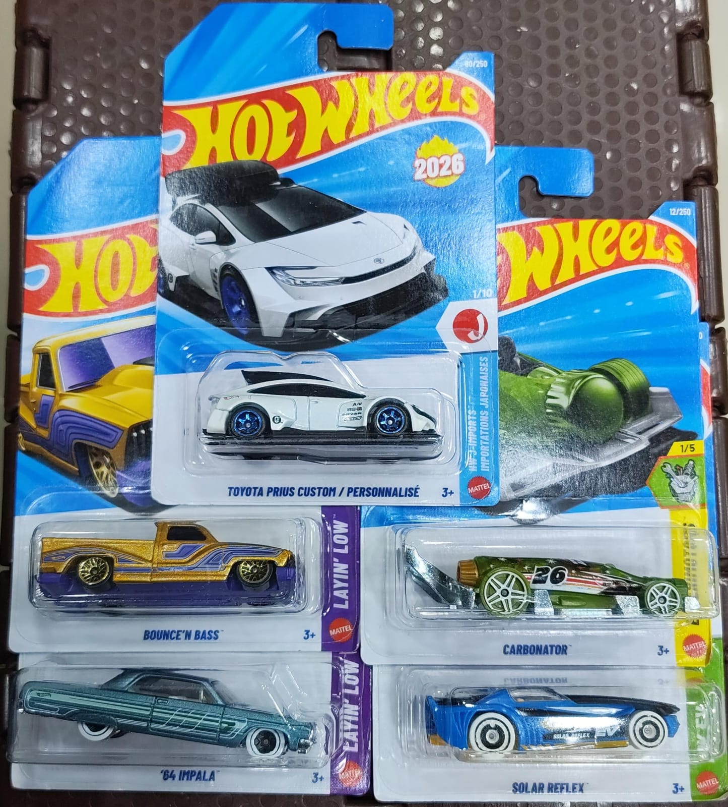 Hot Wheels Mainline - Combo Pack of 5 Cars - A Case 2026 - Long Card