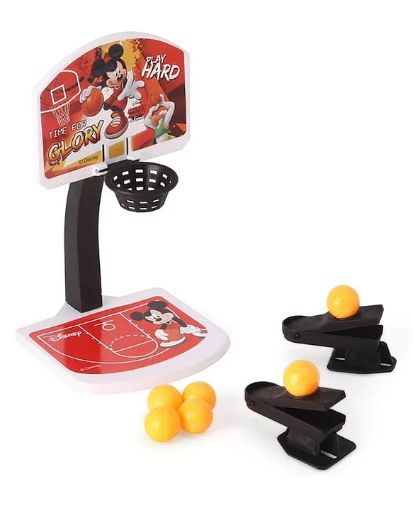 IToys Shooting Basketball Mickey Mouse | Family Tabletop Indoor Game for 2 Players