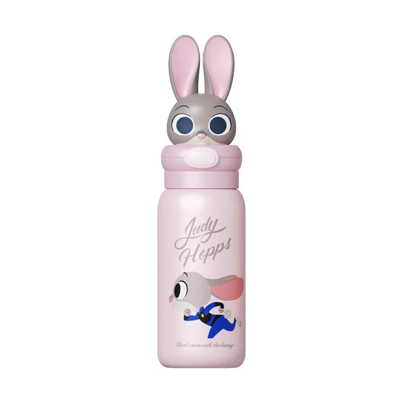 3D Character Insulated Water Bottle Playful | Cartoon Design Leak-Proof Thermos for Kids