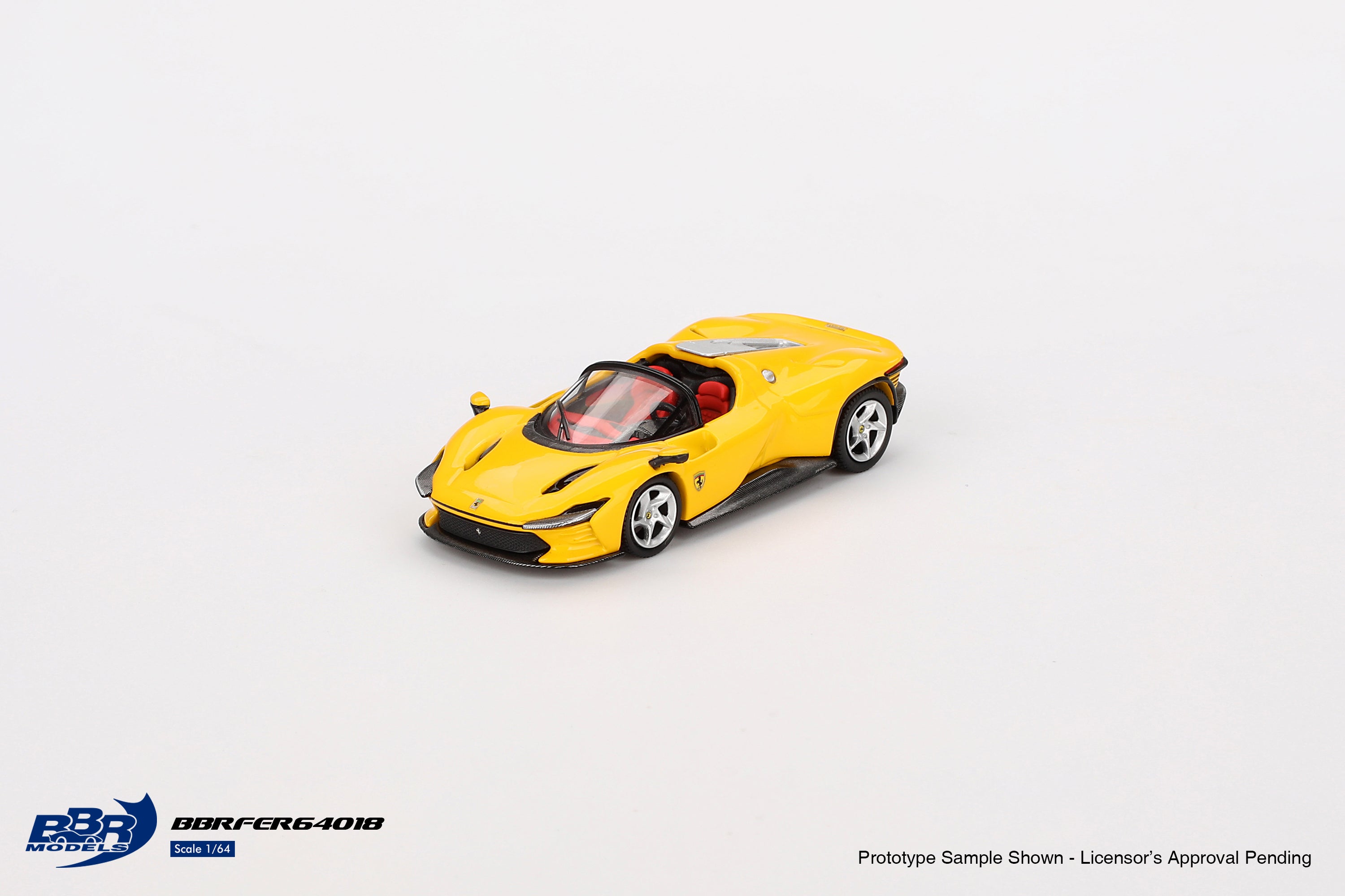 Ferrari Daytona SP3 Giallo Modena - BBR Model 64018 - 1:64 Scale