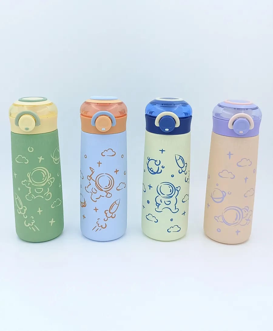 Space Theme Stainless Steel Vacuum Insulated Water Bottle - 350ml