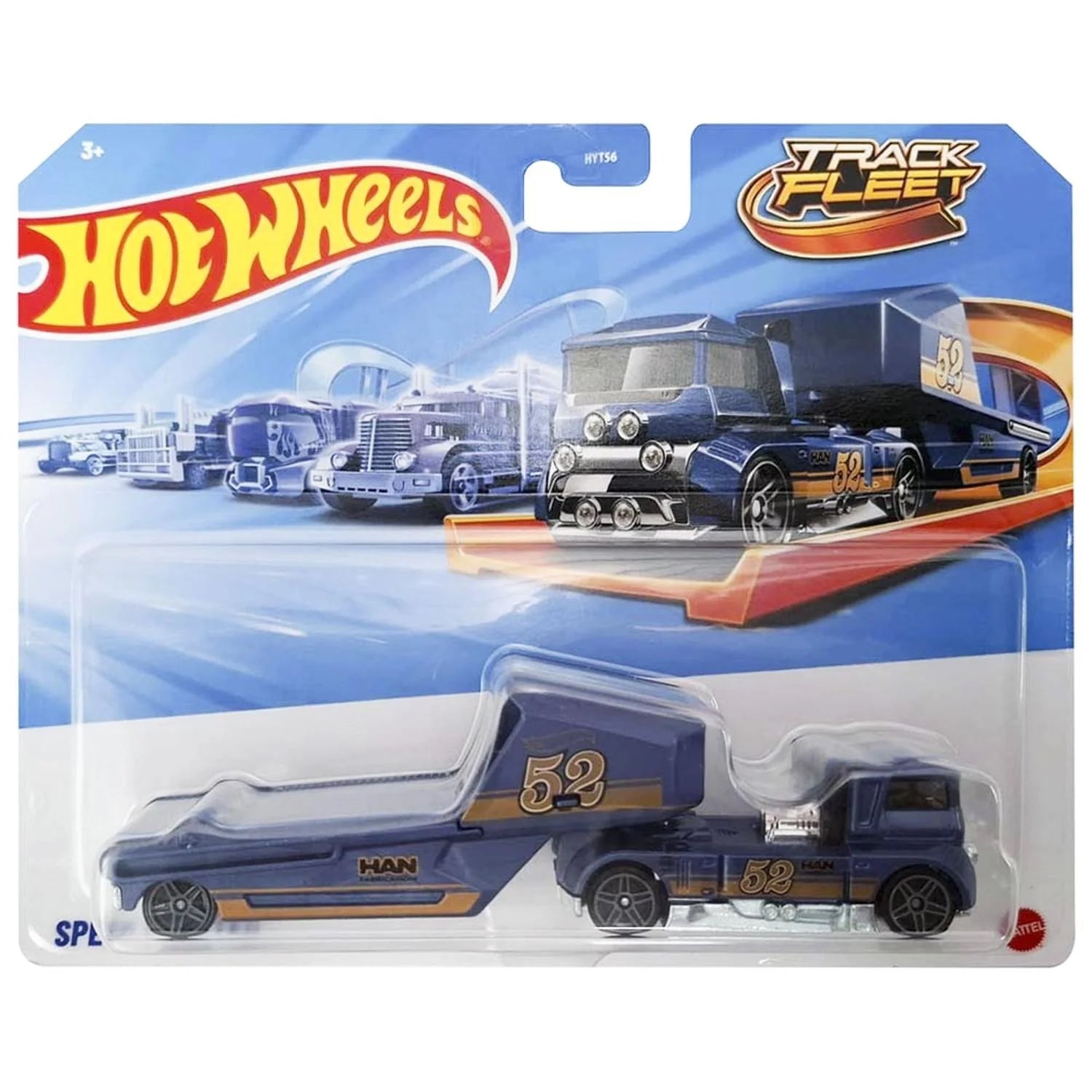 Hot Wheels Track Fleet 2025 - Pack of 3 Pcs - HYT56 - 955C