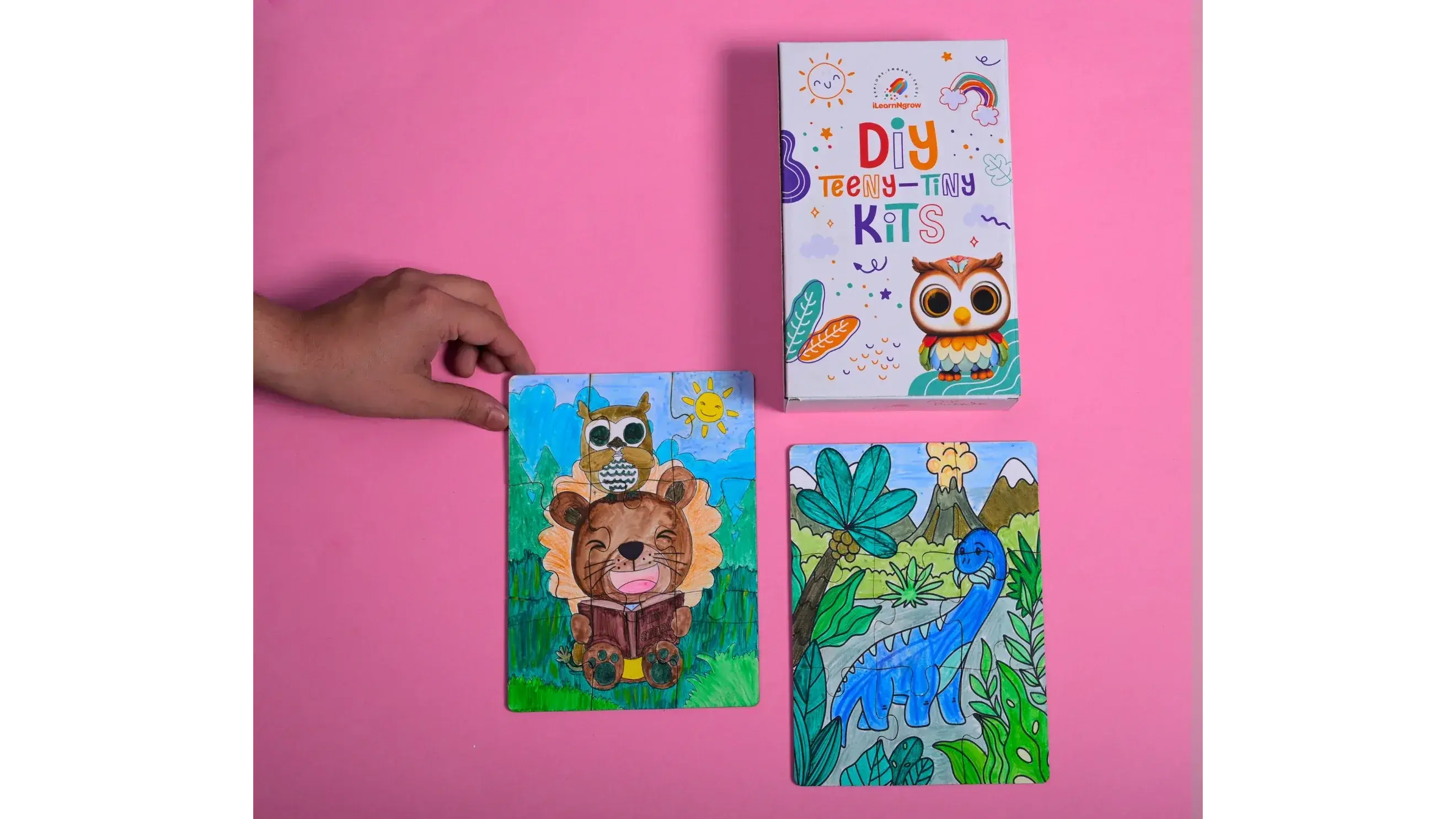 Beginner DIY puzzle kit for children easy and fun educational craft set