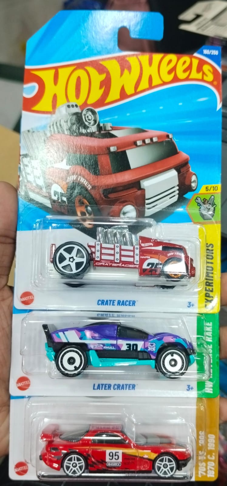 Hot Wheels Mainline - N Case (2025) - Combo Pack of 3 Cars - Long Card