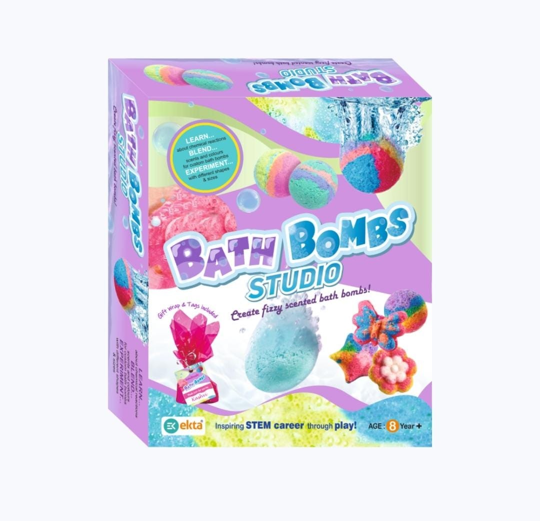 Ekta Bath Bombs Studio DIY Kit - Multicolor