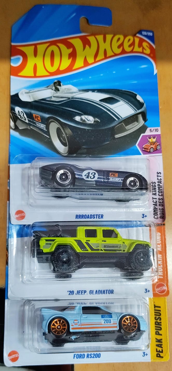 Hot Wheels Mainline - Combo Pack of 3 Cars - A Case 2026 - Long Card (1)