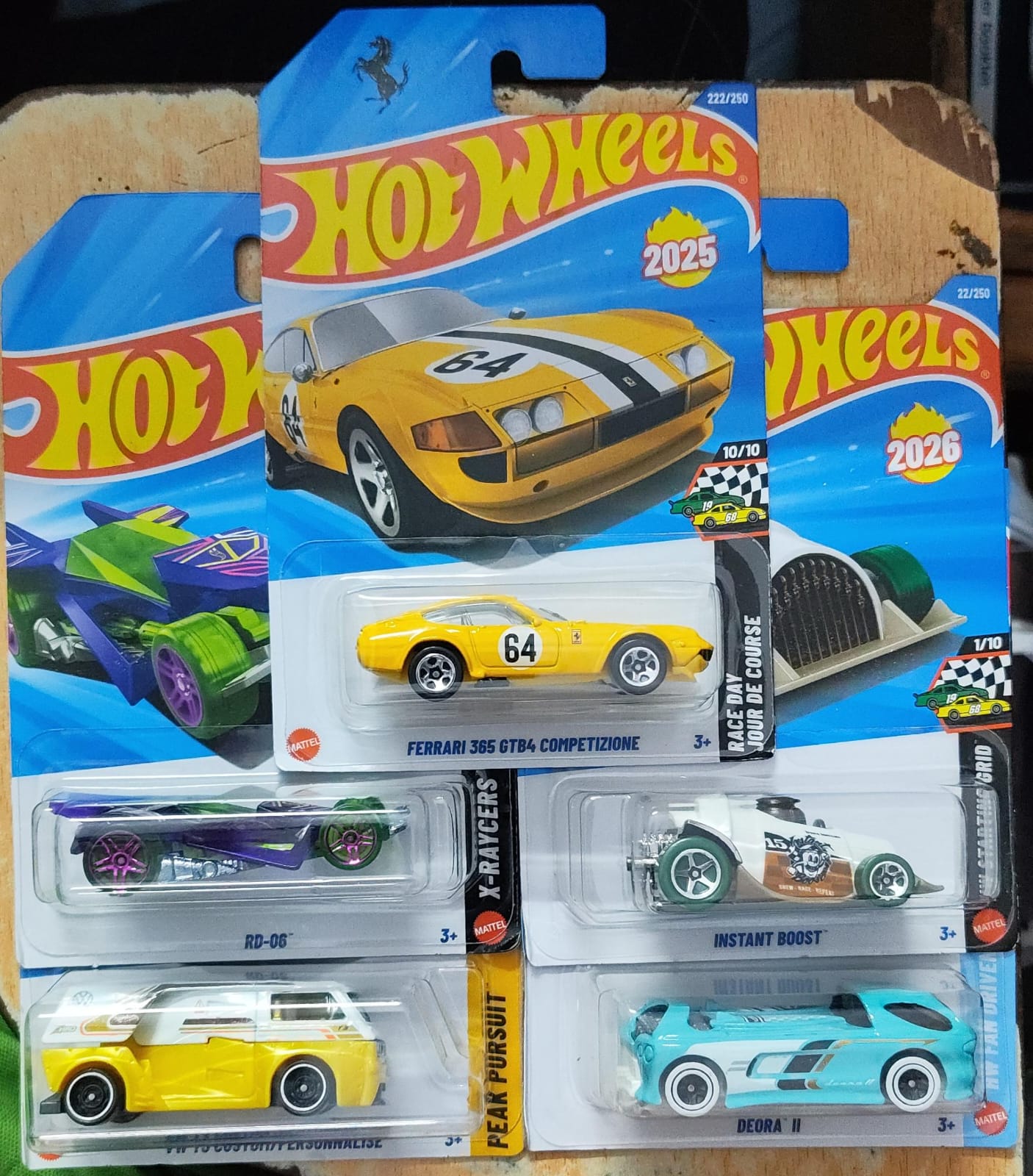 Hot Wheels Mainline - Combo Pack of 5 Cars - Long Card