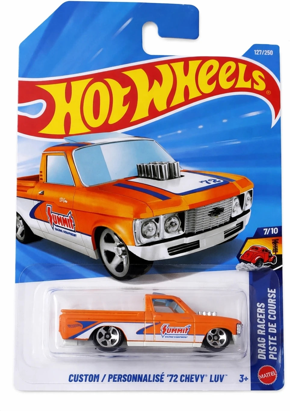 Hot Wheels Mainline Imported Premium - F Case 2026 - Long Card - Custom / Personnalise 72 Chevy Luv