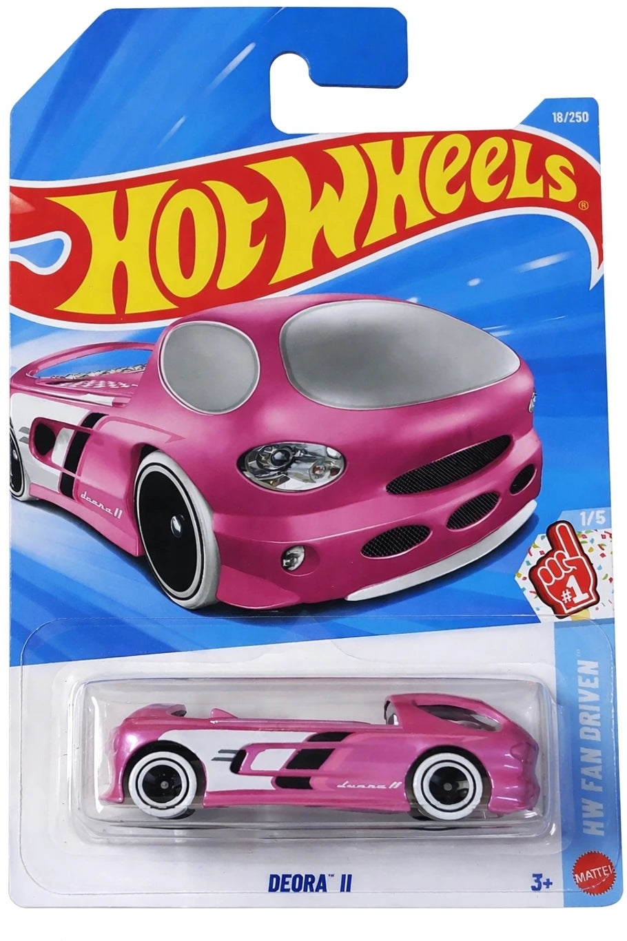 Hot Wheels Mainline Imported Premium - F Case 2026 - Long Card - Deora II (Card Damaged)