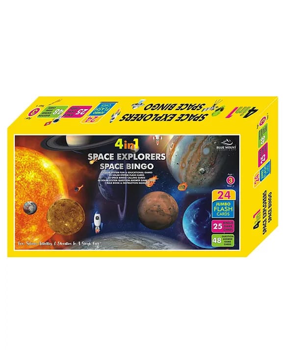 Blue Mount Space Explorers 4 In 1 Play with Fun for Kids