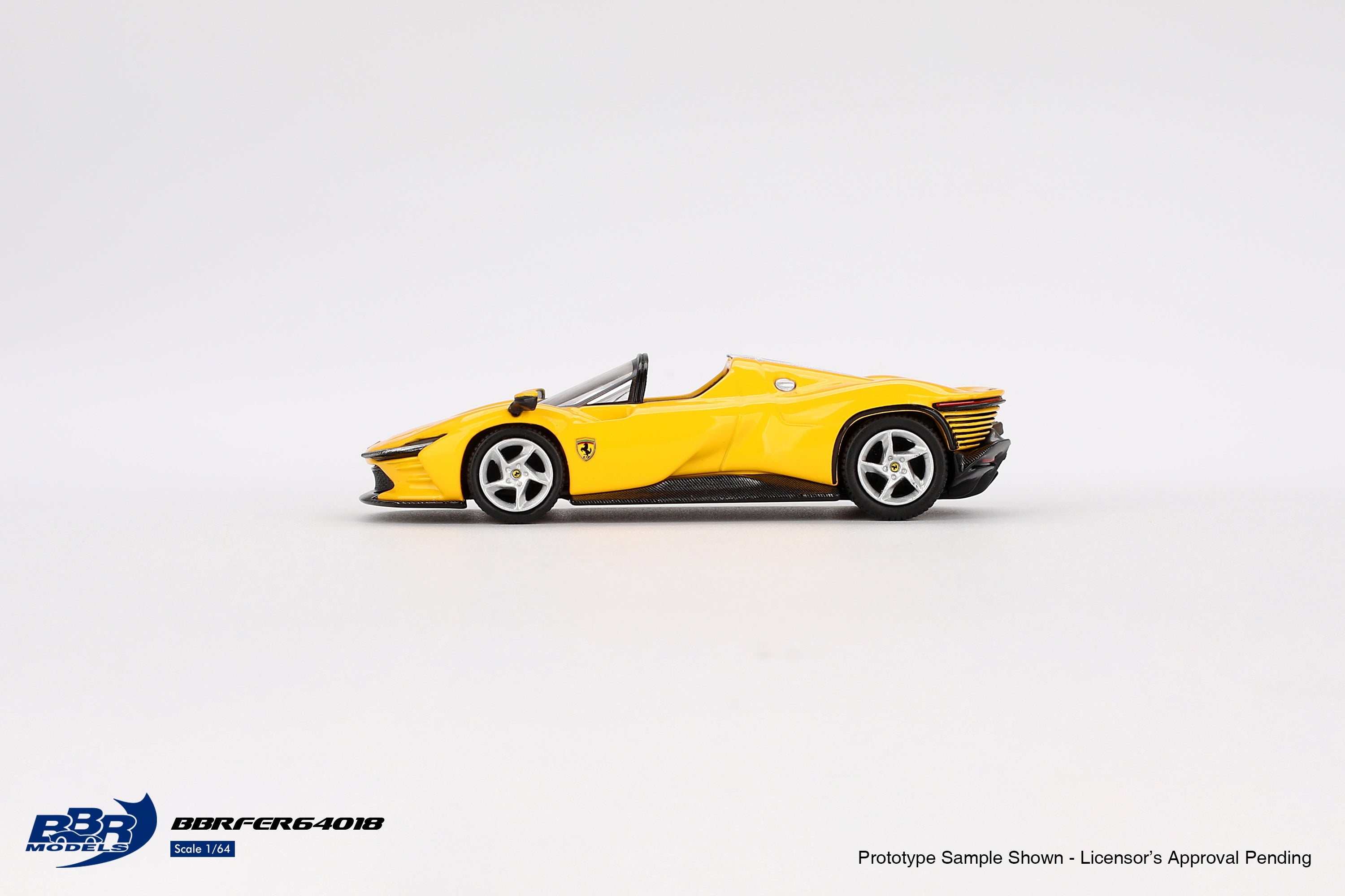 Ferrari Daytona SP3 Giallo Modena - BBR Model 64018 - 1:64 Scale