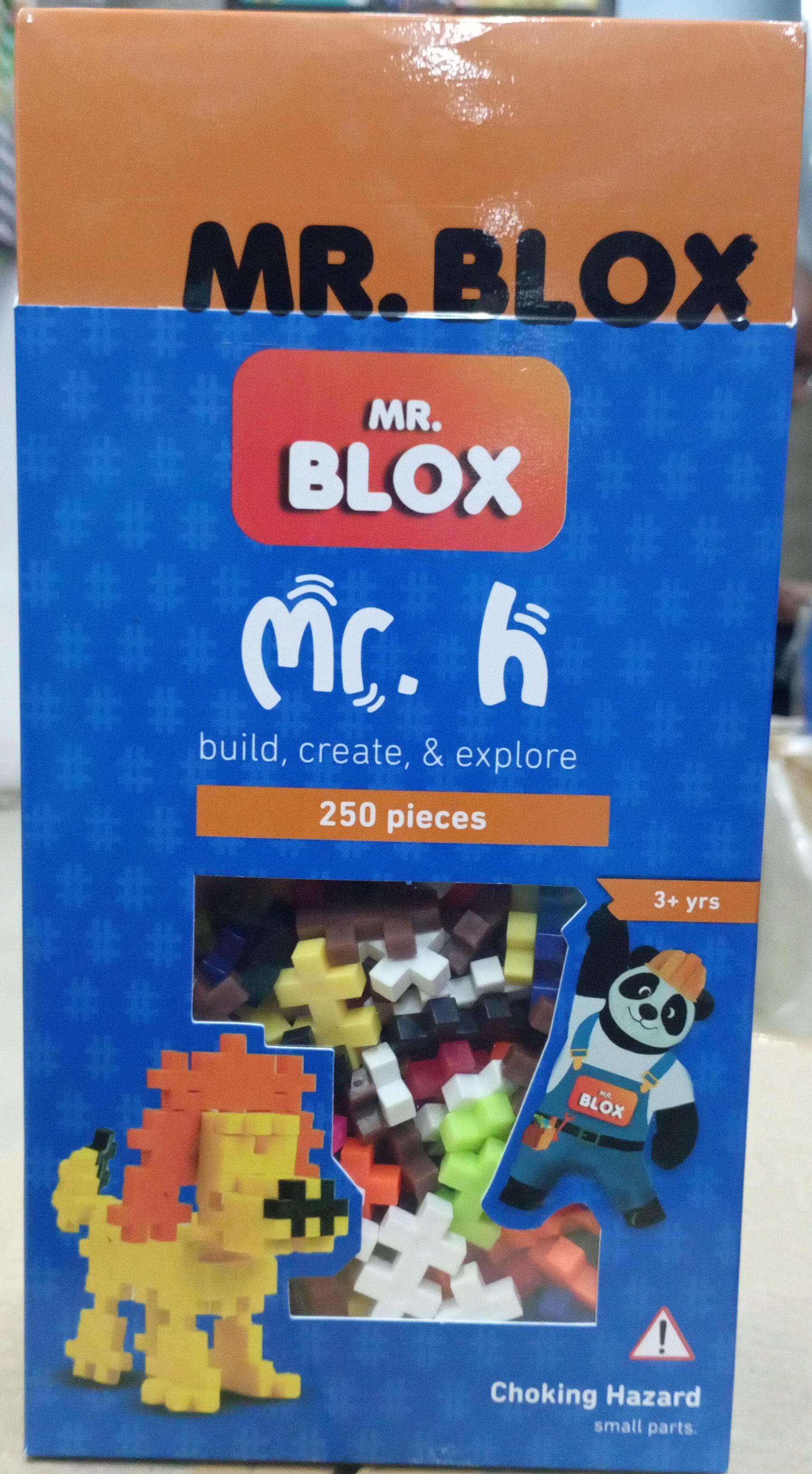 Mr. Blox Building Blocks For Kids - Mr. H - Build, Create and Explore - Multicolor