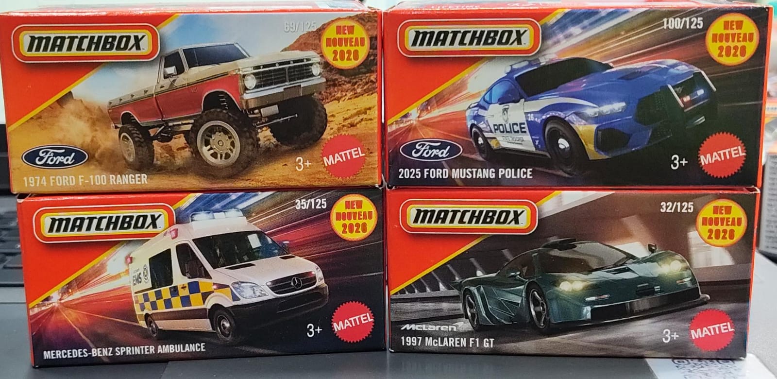 Matchbox Mainline - Combo Pack of 4 Cars - DNK70 - 004